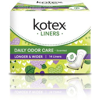 Kotex Fresh Liner Longer And Wider Liners 14pcs