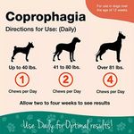 NaturVet Coprophagia Stool Eating Deterrent for Deters Dogs (130 Soft Chews)