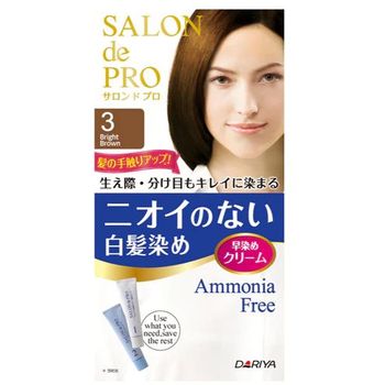 Dariya Salon De Pro No Smell Hair Color 3 Bright Brown