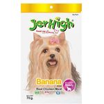  JerHigh Banana Stick with Real Chicken Meat Dog Snack - 70g