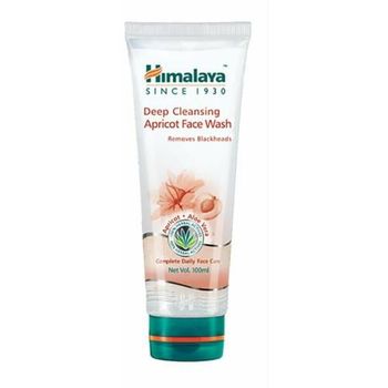 Himalaya Deep Cleansing Face Wash Apricot And Aloe Vera Complete Daily Face Care 100ml