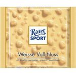Ritter Sport Weisse Vollnuss White Nut 3 Bars Each 100g