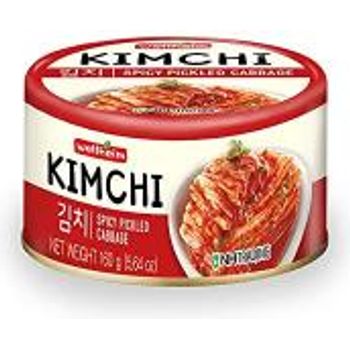 Nonghyup Wellheim Canned Kimchi Spicy Pickled Cabbage Product Of Korea 100% 160g5.64oz 1 Can