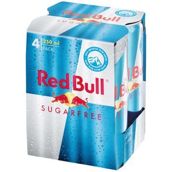 Red Bull Energy Sugar Free 4 x 250ml