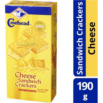 Cowhead Sandwich Crackers With Calcium Cheese