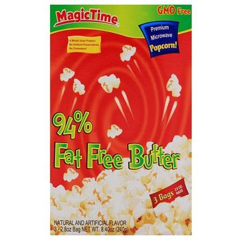 Magic Time 94% Fat Free Butter Popcorn 240g