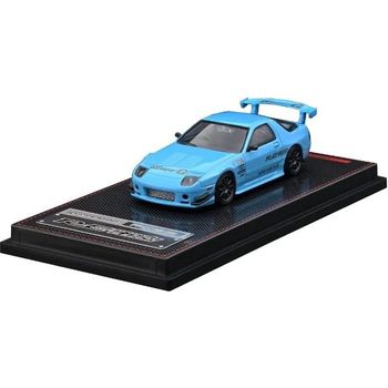 Ignition Model Mazda RX-7 FC3S RE Amemiya Light Blue Diecast Car