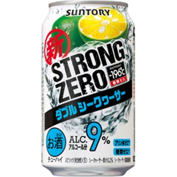 Suntory 196 Strong Zero Sugar Sparkling Double Citrus Depressa Flavour 350ml