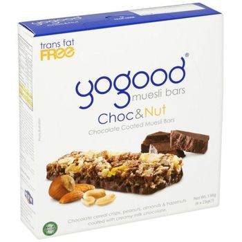 Yogood Muesli Bars Choc And Nut 6 x 23g