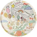 Meri Meri Happy Doodle Side Paper Party Plates X 8
