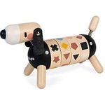 Janod Dog Of Wooden Shapes And Colours Sweet Cocoon Ages 2 And Up J04421