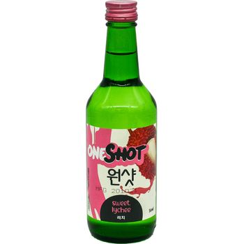 One Shot Sweet Lychee Soju 10.1% Abv 360ml