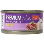 Aristo Cats Premium Plus Tuna with Beef 80g (24 cans)- TNR Project Sg
