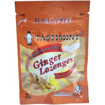 TastiMint Sugar Free Ginger Lozenges 15g