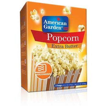 American Garden Popcorn Extra Butter 273g