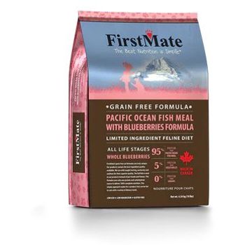 FirstMate Cat Grain Free Pacific Ocean Fish With Blueberries Formula 4.5kg