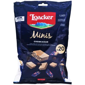 Loacker Classic Mini Crispy Wafers Cremkakao 200g