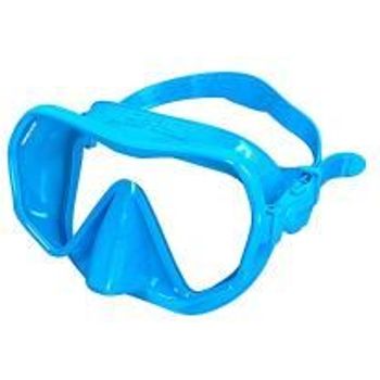 Seac Touch Scuba Diving Snorkeling Freediving Mask Mono Lens Frameless Saz Light Blue Light Blue