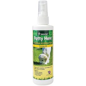 NaturVet Potty Here Training Aid Spray Indoor And Outdoor Use 236g