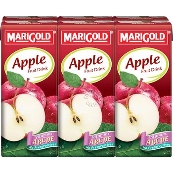 Marigold Fruit Drink Apple 6 x 250ml