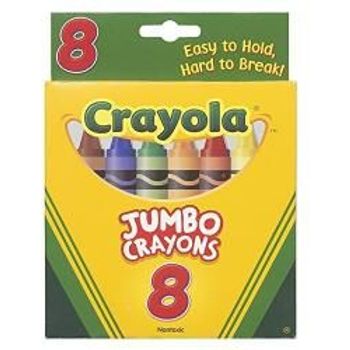 Crayola Jumbo Crayons Assorted Colors 8 ea