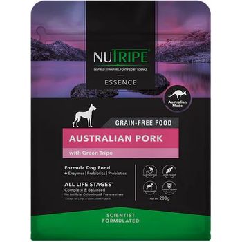 Nutripe Dog Essence Australian Pork with Green Tripe 200g