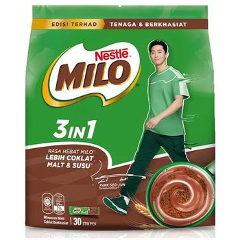 Nestle Milo 3 in 1 Malt Barli 30pcs 33g
