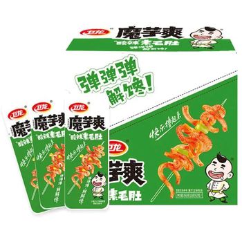 Wei Long Konjac Strips Sour And Hot Flavour 360g