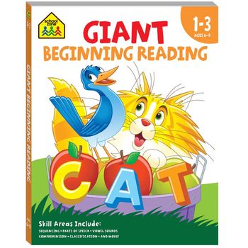 School Zone Giant Workbook Beginning Reading