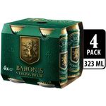 Baron's Can Beer Strong Brew 4 x 323ml