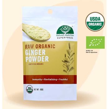 Nature's Nutrition Organic Ginger Powder 100g