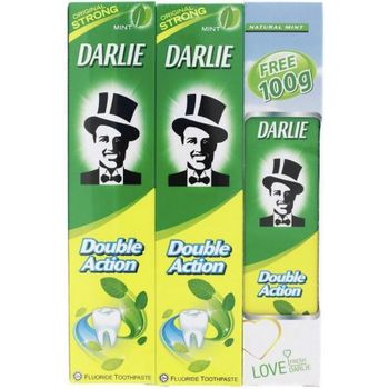 Darlie Double Action Toothpaste 250g x 2 + 100g