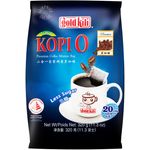 Gold Kili 2 In 1 Instant Premium Kopi O Less Sugar 20 x 16g