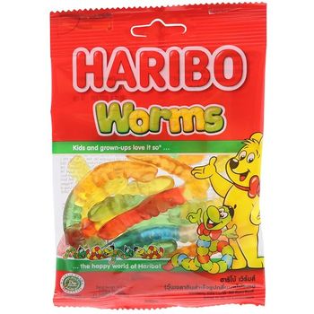 Haribo Worms Gummy 80g