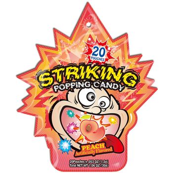 Striking Popping Candy Peach Flavour 30g