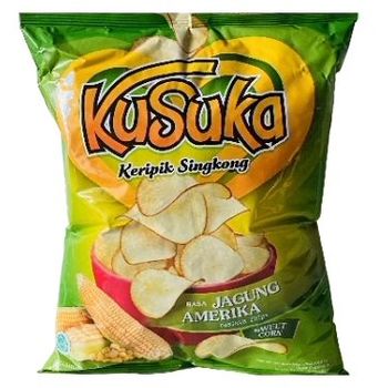 Kusuka Cassava Chips American Corn 200g