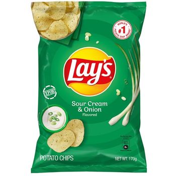 Lay's Maxx Potato Chips - Sour Cream & Onion 170g