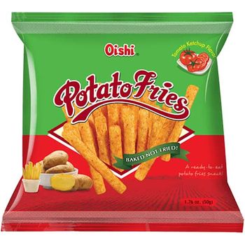 Oishi Potato Fries Tomato Ketchup Flavor 50g
