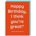 Ohh Deer Happy Birthday Think You're Great