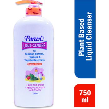 Pureen Liquid Cleanser For Feeding Bottles Nipples Vegorange