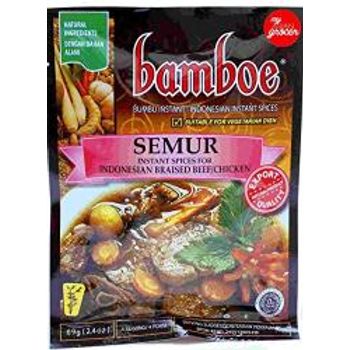 Indonesian Instant Spices For Semur Braised Beefchicken 5 X 69g
