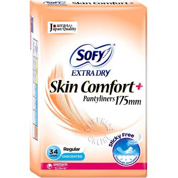 Sofy Extra Dry Pantyliners Unscented 175mm