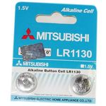 Mitsubishi Alkaline Button Cell Size 1.5V 2pcs