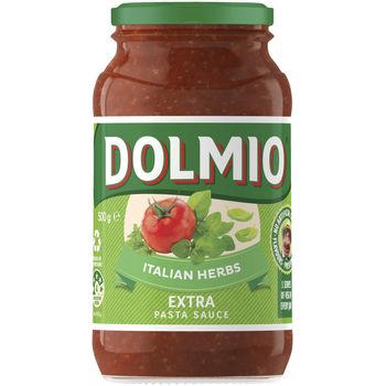 Dolmio Extra Italian Herbs Tomato Pasta Sauce 500g