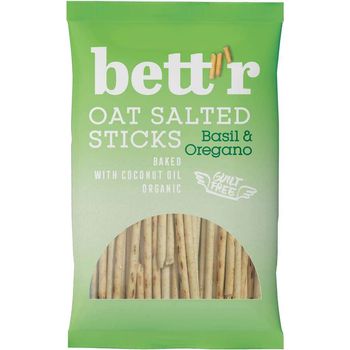 Bett’r Organic Oat Salted Sticks Basil And Oregano 50g