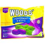 Woods' Peppermint Lozenger Blackcurrant 15g