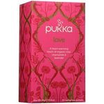 Pukka Herbs - Organic Herbal Tea, Love Tea (20 teabags)