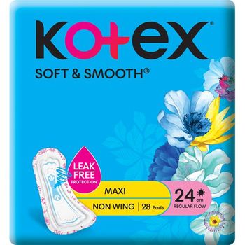 Kotex Soft Smooth Maxi Non Wing Pads Regular