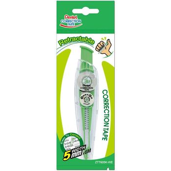 Pentel Correction Tape Green ZTT605K WE