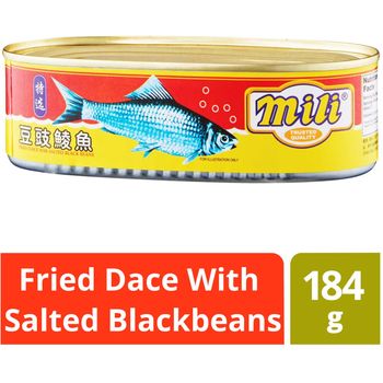 Mili Fried Dace With Salted Blackbeans 184g